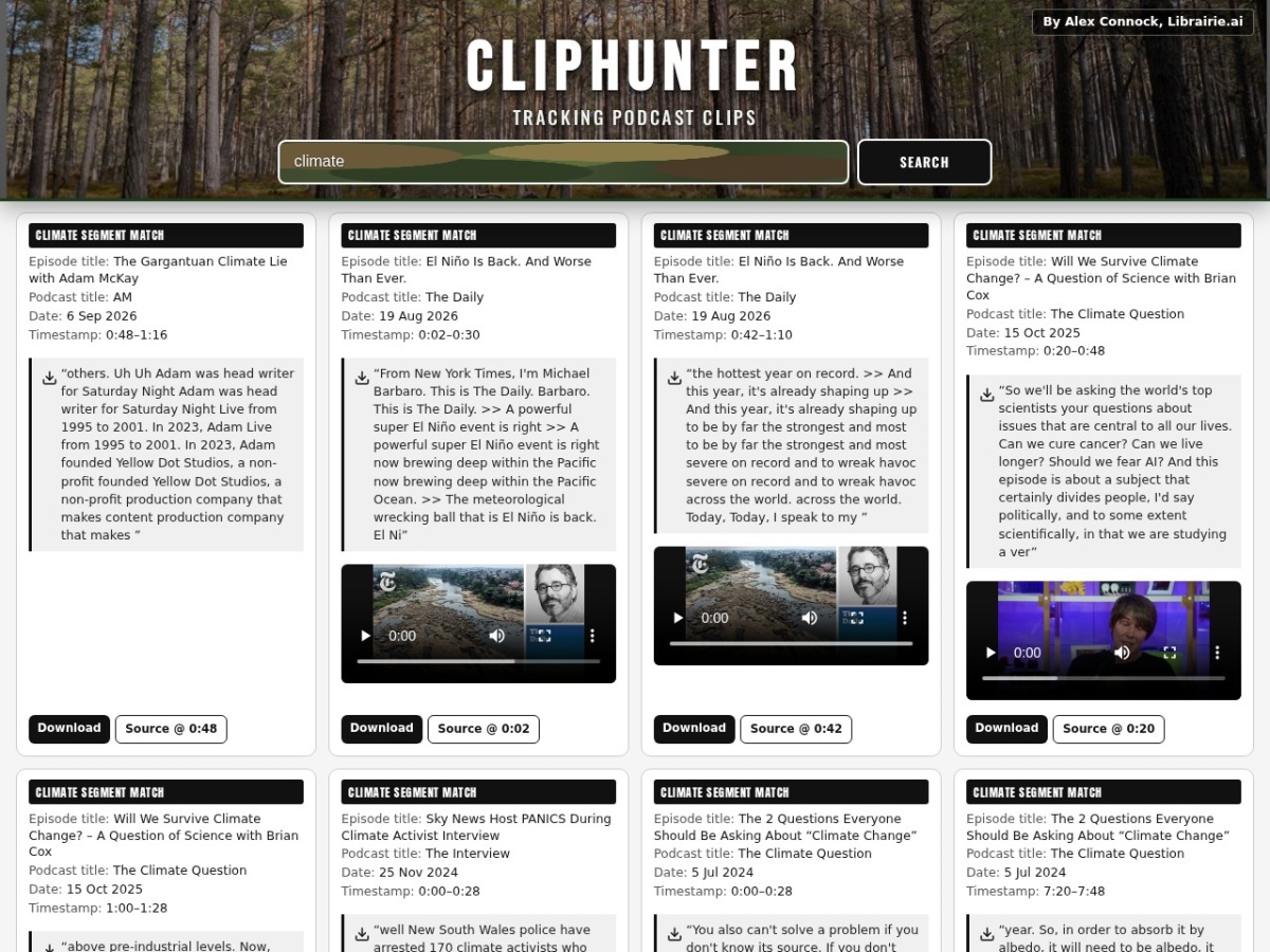 Preview of CLIPHUNTER
