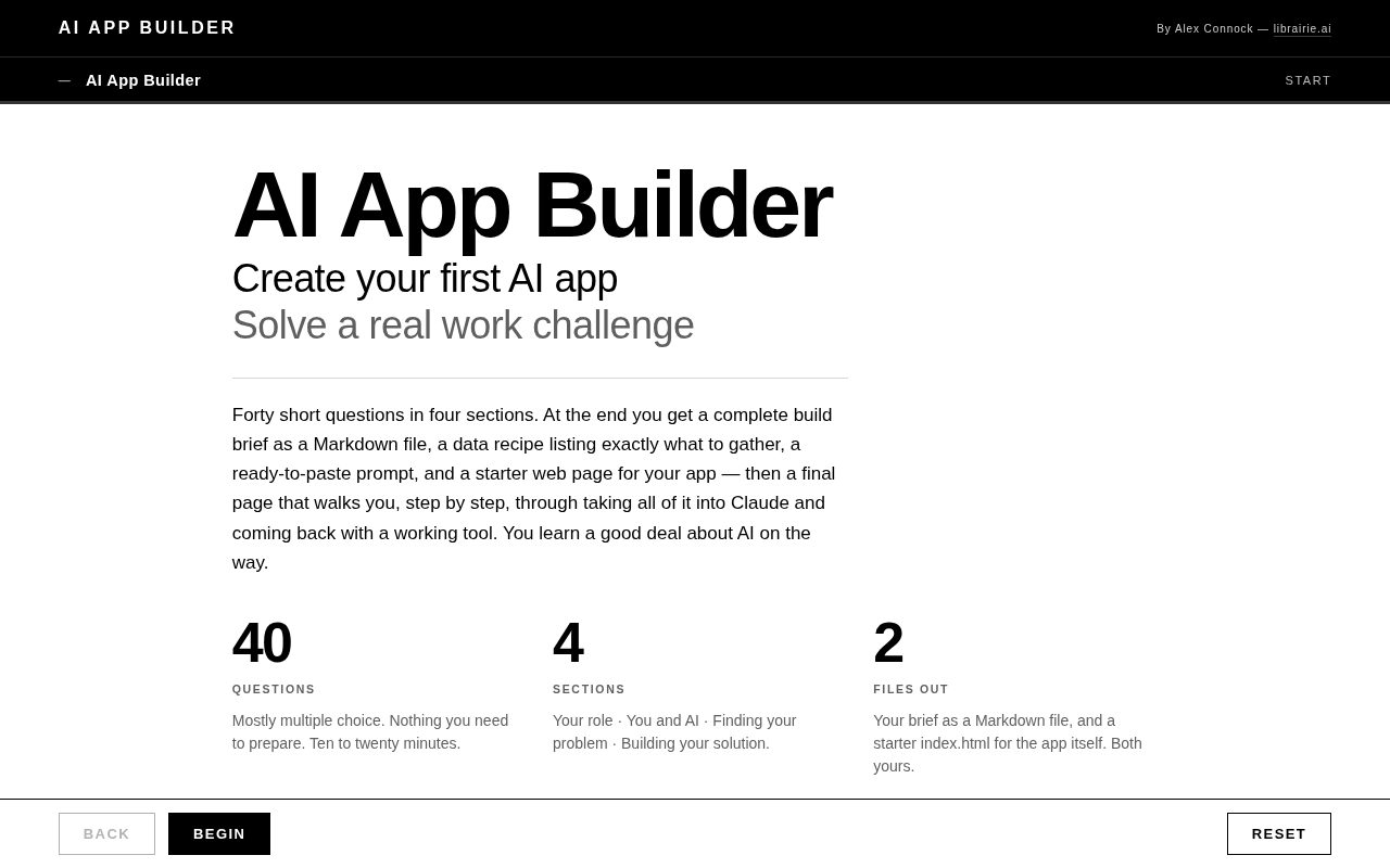 Preview of App Builder