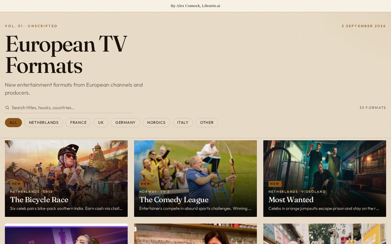 Preview of EU TV Formats