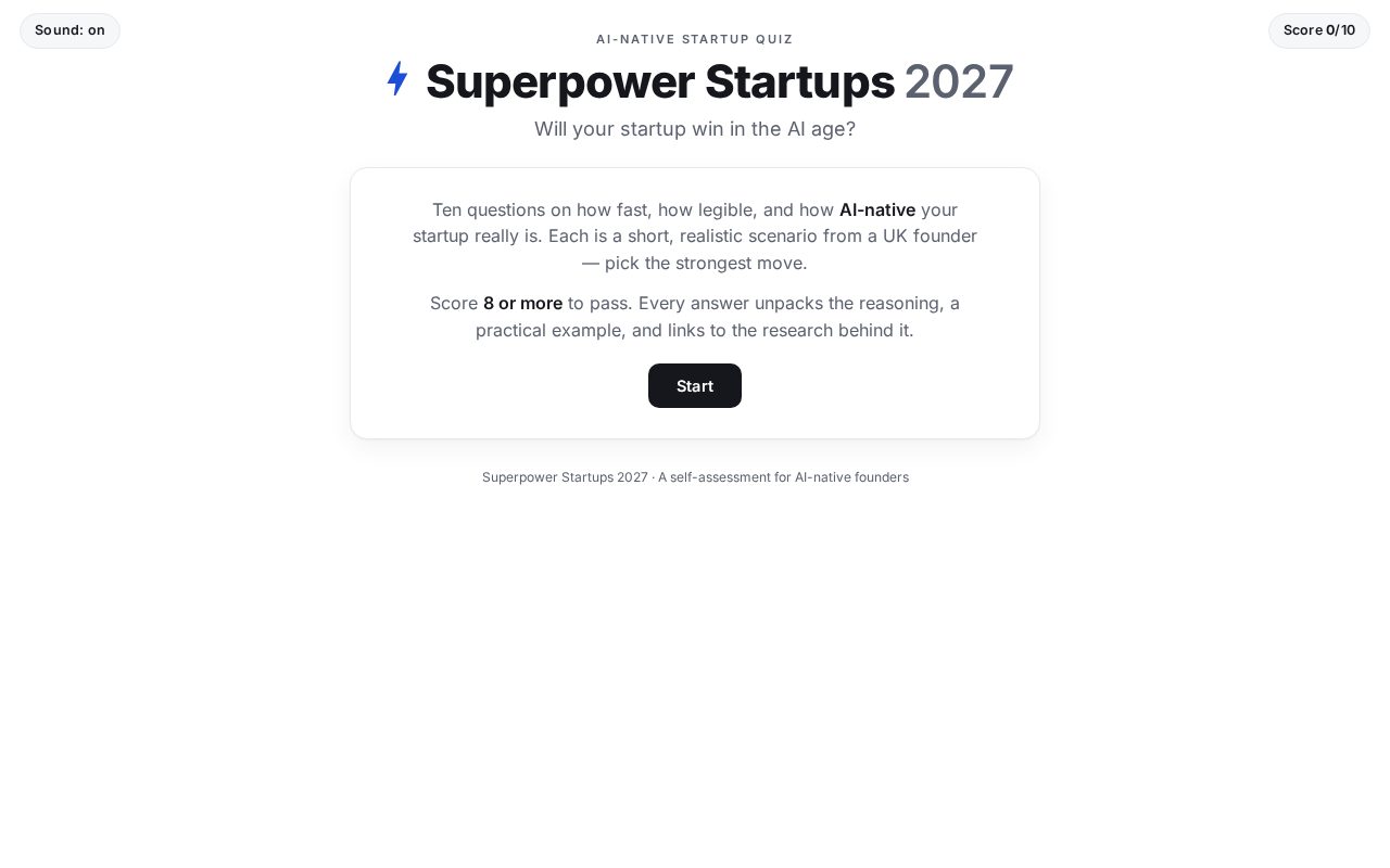 Preview of SuperPower Startups