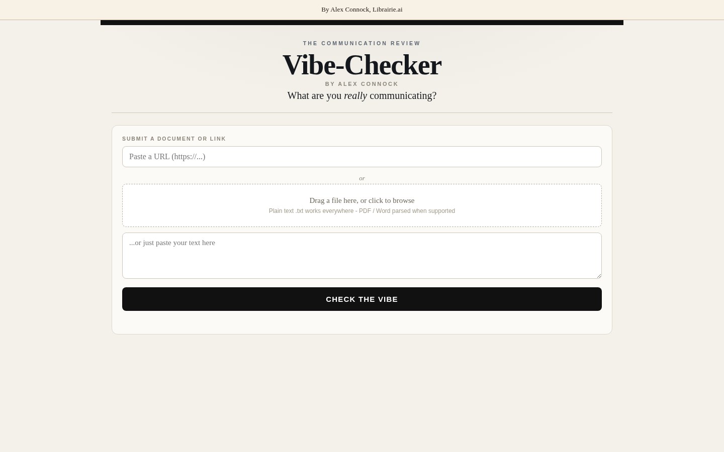 Preview of Vibe-Checker
